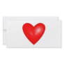 Big Red Valentine Heart Photo Cards