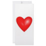 Big Red Valentine Heart Custom Rack Card
