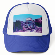 Big Rig Car Transporter Driving Trucker Hat Series
