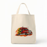 Big Rig Truck Tote Bag