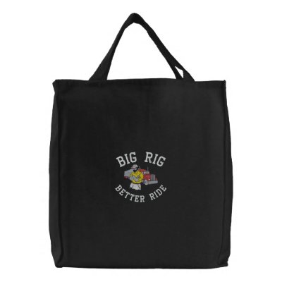 Big Rig Trucker Embroidered Bag by embroideryshirts