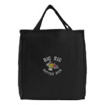 Big Rig Trucker Embroidered Bag embroidered bags