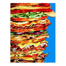 Big Sandwich Post Cards