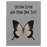 Big Sepia Orange & Black Butterfly Flyer