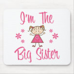 Big Sis Pink Girl Mouse Pad