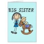 Big Sister Baby Brother T-shirts and Gifts Greeting Card