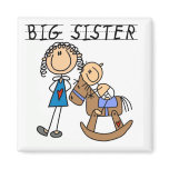 Big Sister Baby Brother T-shirts and Gifts magnets