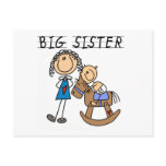 Big Sister Baby Brother T-shirts and Gifts Post Cards