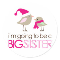 big sister birdies to be sticker