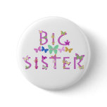 Big Sister, butterflies & flowers buttons