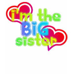Big sister dark tee t-shirts