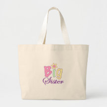 Big sister (flower) tote bag