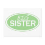 Big Sister (oval) Postcard
