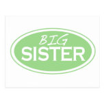 Big Sister (oval) Postcard