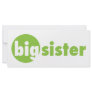 Big Sister Personalized Rack Card