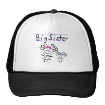 Big sister stick figure hat