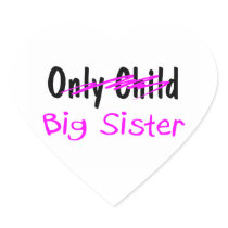 Big Sister Heart Sticker