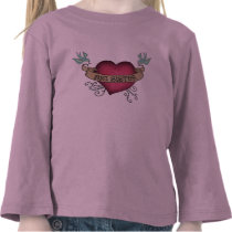 Big Sister Tattoo Heart T Shirt