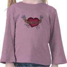 Big Sister Tattoo Heart T Shirt