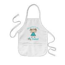 Big Sister To Be Stick Figure Aprons