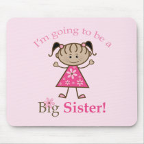 Big Sister To Be Stick Figure Girl Ethnic