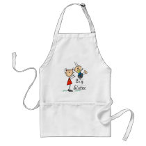 Big Sister with Little Brother Tshirts and Gifts Apron
