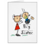 Big Sister with Little Brother Tshirts and Gifts Greeting Cards