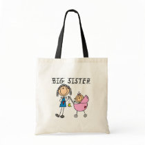 Big Sister with Little Sis Tshirts Tote Bag