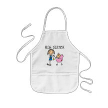 Big Sister With Little Sister T-shirts and Gifts Aprons