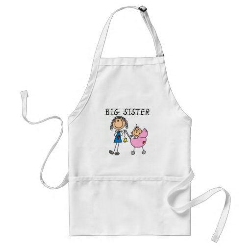 Big Sister with Little Sister T-shirts and Gifts Apron
