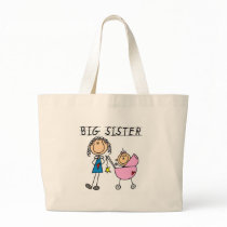 Big Sister with Little Sister T-shirts and Gifts Canvas Bag