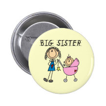 Big Sister with Little Sister T-shirts and Gifts Pins