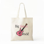 Big Sisters Rock Tote Bags