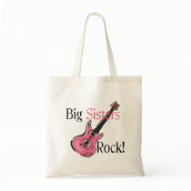 Big Sisters Rock Tote Bags