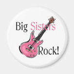 Big Sisters Rock Fridge Magnets