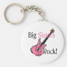 Big Sisters Rock Keychain