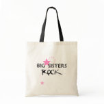 Big Sisters Rock Tote Canvas Bags
