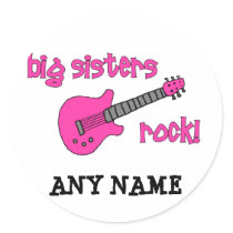 Big Sisters Rock! with Pink Guitar