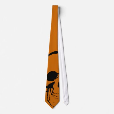 Big Skull Custom Tie by DarknessFallz