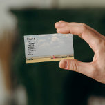 Big Sky Business Card business cards
