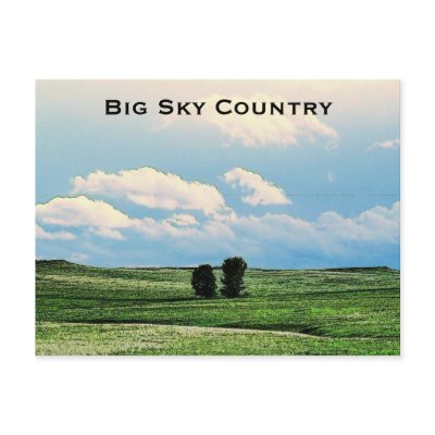 Big Sky Country Postcard by RickDouglas