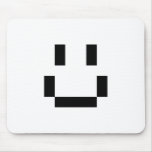 big_smile_black mouse pad