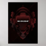 Big Spaceship Signage Poster