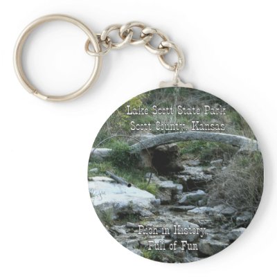 Big Springs-Lake Scott State Park Keychain by wksimages