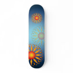 Big Summer Solstice Sun Skateboard