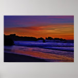 Big Sur Sunset Poster
