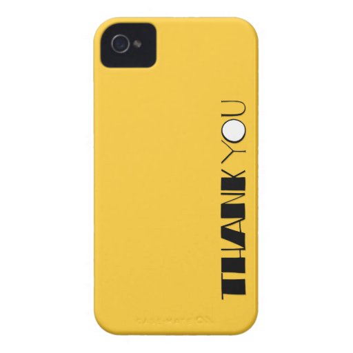 Big Thank You black Case-Mate ID™ iPhone 4/4S iPhone 4 Cover