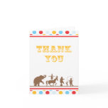 Big Top Circus Thank You Card