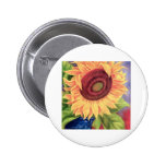 Big Tropical Sunflower Art - Multi Buttons