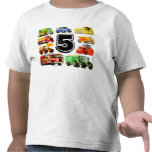 Big Trucks 5th Birthday T-shirts